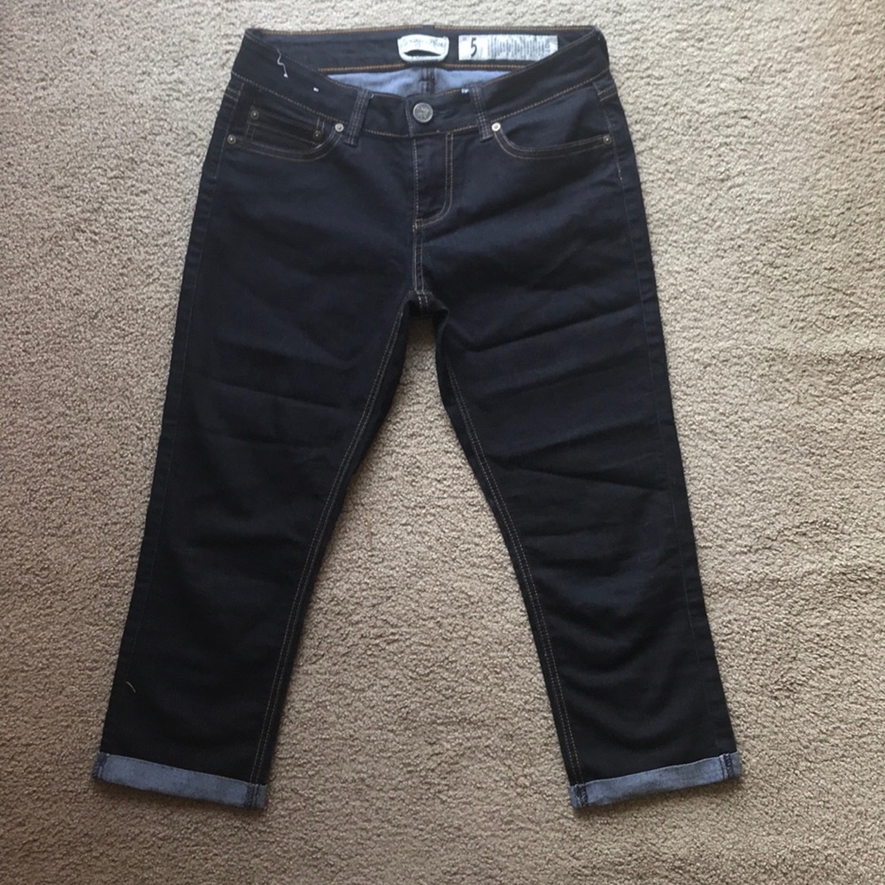 Dark Wash Jean Capris